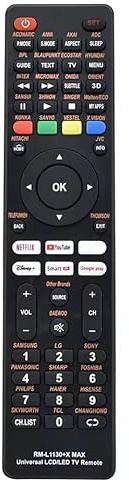 XINFUTE HUAYU RM-L1130+X MAX Télécommande universelle pour TV Pansonic Samsung TCL
