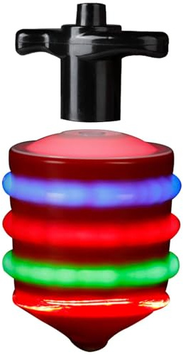 Generico Desk Spinner - LED Illuminated Top Fidget Toy, Rotating Gadget | Desk Toy for Teenagers Adults, Stress Relief, Balance Skill, Office Games