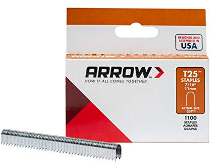 Arrow - Boîte de 1000 cavaliers T25 11 mm - pour câble D. 6 mm - 0160841 - Arrow
