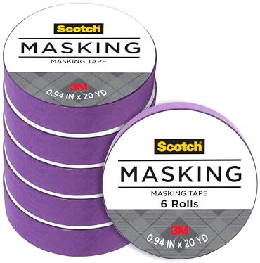 des Expressions de Scotch Ruban de masquage/2,5 cm X 18,3 m 6-rolls/Lot violet