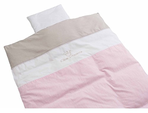 Be Be's Collection 230-60 Bettwäsche Kleine Prinzessinnen neu rosa 80 x 80