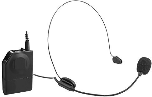 Trevi EM 408 R Wireless Mikrofonset mit Kopfbügel und Clip mit kabellosem Empfänger