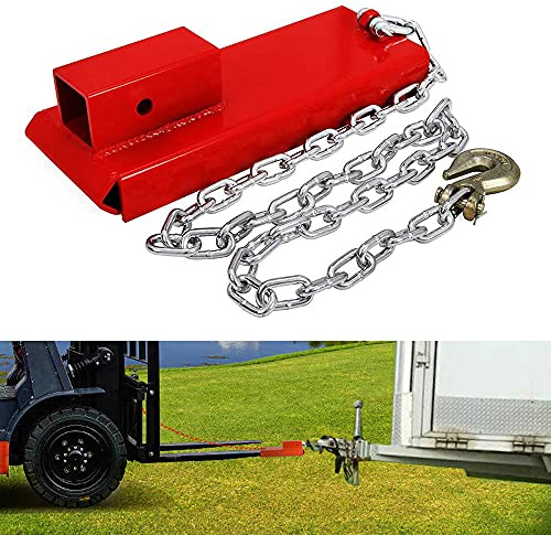 ELITEWILL Adattatore per rimorchio per carrello elevatore da 2 pollici con catena