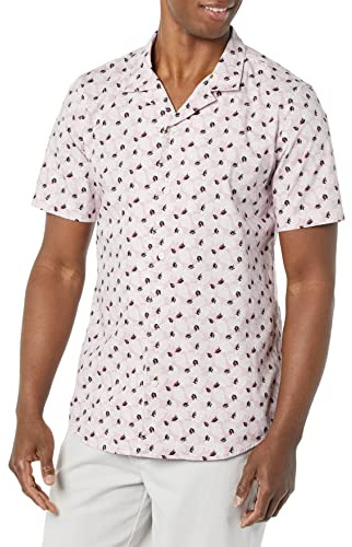 Amazon Essentials Homme Chemisette Décontractée Boutonnée en Coton