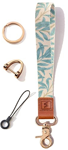 SENLLY Porte-clé Lanière de Poignet, Conception de Motifs Originale Cordon pour Clés