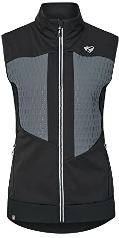 Ziener Damen NIYA Softshell- / Hybrid-Jacke Skitour | atmungsaktiv, winddicht, Primaloft, black.ombre, 34