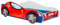 KOBI Letto per bambini SPIDERCAR 160x80, multicolore, motivo spiderman, supereroe, letto per cameretta, per ragazzi