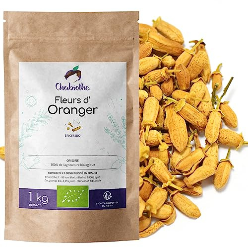 Chabiothé - Fleurs boutons d'oranger amère Bio 1 kg - Bigaradier Citrus Auriantum