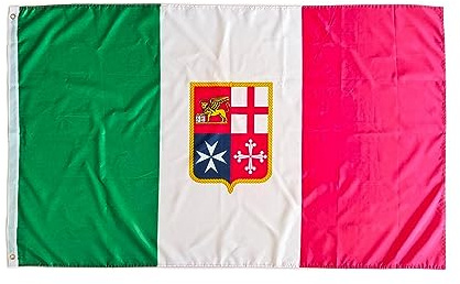 Bandera de Italia mercantile, bandera colores Italia mercantile, bandera 150cm x 90cm, bandera Italia mercantile (Italia mercantile)