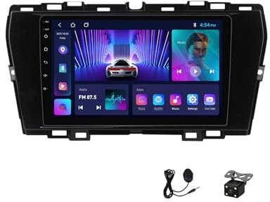 Plusfish Android 12 Autoradio Bluetooth 2 DIN Navigazione Radio, per SsangYong Tivoli 2019~2021 Stereo Auto Radio Vivavoce Lettore MP5 Supporto 4G/WiFi/FM/RDS/DSP/Carplay,WiFi 2g+32g
