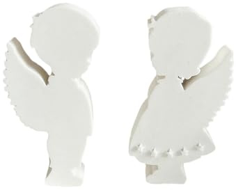 Xidmold 2 Stück Engel Silikonformen Gießformen, Engel Junge & Engel Mädchen Kerzenformen, Engel Silikonform for Fondant, Gips, Beton, Sojawachs Kerzen, Seife, Figur, Epoxidharz, Handwerk