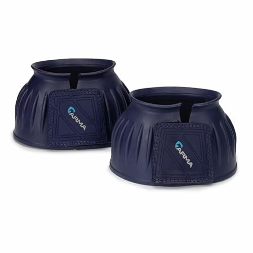 Shires ARMA Hufglocken für Pferde, Marineblau, Cob