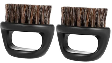 Healeved 2stücke Herren Bartbürste Mit Wildschweinborsten Ergonomisches Design Für Bartpflege Unterwegs Für Friseursalons Und Hausgebrauch Verteilt Balsam Und Wachs Gleichmäßig