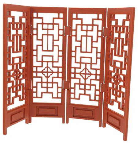 SEWOART Paravent Miniature Vintage De Style Chinois Kit De Décoration pour Meubles De Maison De Poupée