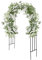 Arco de jardín de 150 x 240 cm, arco para rosas, para plantas de jardín, trepadoras, plantas de escalada