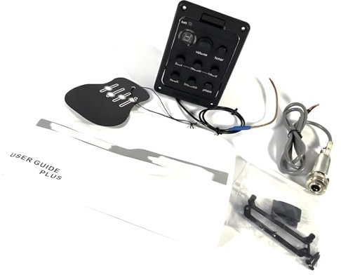 Acoustic Gitarre Preamp Tuner Piezo Pickup Systems 201 Akustikgitarre Tuner Piezo Pickup