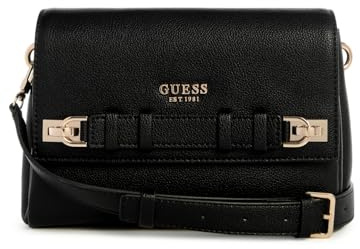 GUESS GREGORIA LRG GFRIEND SATCHEL, COLOR BLA - BLACK BLA - BLACK One Size