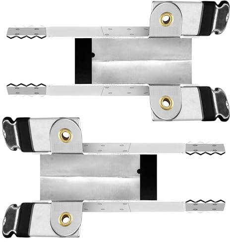 AG LogiShop Pack 2 Cierre Antirrobo Persianas | Bloqueo Persianas Antirrobo | Pinzas de Seguridad para Persianas y Cerrojo Antirrobo, Seguridad en hogar