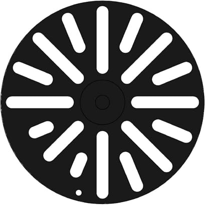 Kaminrost/Ascherost Rund Ø 200 x 10 mm passend für Drooff ** Kaminöfen inkl. Modellübersicht - Ascherost Kamin aus massivem Stahl - Feuerrost feuerfest & hitzebeständig