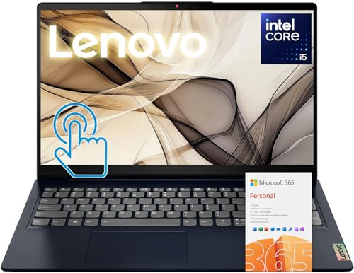 Lenovo Nuovo notebook aziendale IdeaPad con touchscreen da 15,6 pollici con Microsoft Office | 16 GB di RAM - SSD da 1 TB | Processore Intel Core i5-1335U a 10 core (Beats i7-1255U) | Edizione 2025