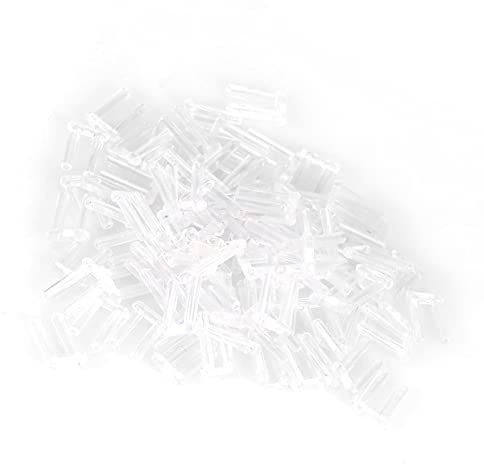 OEBUAFI Manchons de Compression pour Lunettes sans Bords, Durables, Rapides et Faciles, Outils de Réparation de Lunettes, 100 Pièces en Plastique pour Accessoires et Outils