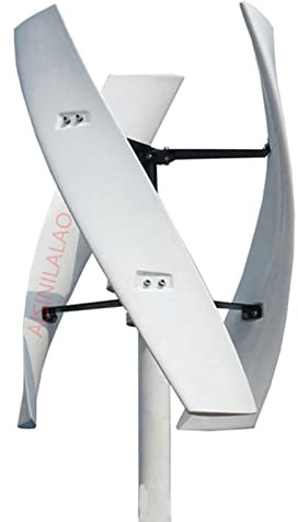 AISINILALAO Turbine eoliche, turbina eolica Verticale a levitazione Magnetica Verticale da 3000 W, 12 V 24 V 48 V con 3 Pale per casa, Barche, Illuminazione Stradale con Controller,12v