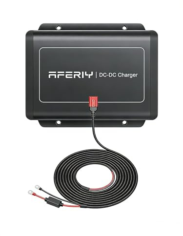 AFERIY 600W Alternator Charger, Fast DC to DC Charge 12V/24V to 48V for Portable Power Station, 6X Faster Than Cigarette Chargers for Solar Generator, Camping, Road Trips, Emergency
