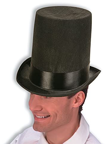 Rubies Forum Adult Lincoln Stove Pipe Hat, Black