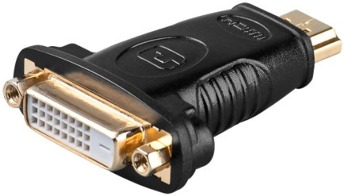 Wentronic - Adaptador macho HDMI de 19 pines a hembra DVI-B 3 unidades