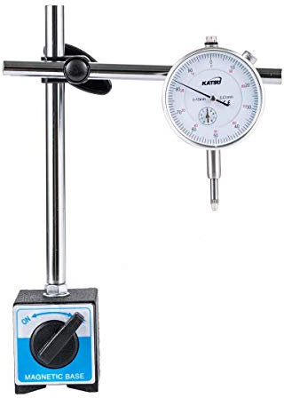 KATSU Tools Comparatore Test DTI calibro DTI 0-10mm con base magnetica 40111963