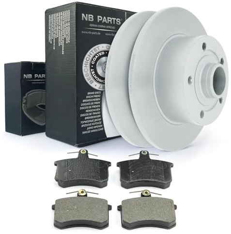 Dischi freno Ø 245 mm VOLL posteriore + pastiglie freno, Kit Freni Posteriori NB Parts Germany 10038554