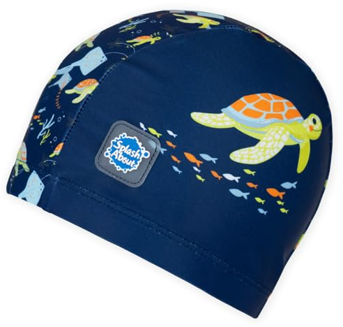 Bonnet de Bain Splash About pour Tout-Petits, Turtle Tide, 2-6 Ans