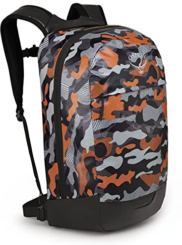 Osprey Transporter Panel Loader mochila unisex para desplazamientos diarios Black/Orange Camo O/S