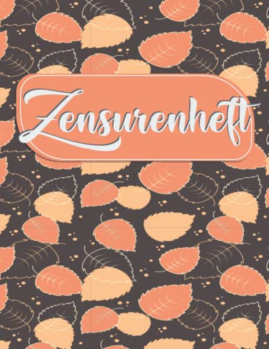 Zensurenheft: Liebevoll gestaltetes Notenheft für Lehrer und Lehrerinnen | Schulnotenheft im DIN A4 Format | Listenbuch für Lehrer | Notenlisten lehrer a4