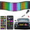JDVOOTD Pantalla LED Flexible 37x9.2cm, Impermeable Ultrabrillante, 5V Bajo Consumo para Interior/Exterior - Uso Comercial en Tiendas/Bares/Eventos, Panel Delgado con Cinta de Doble Cara