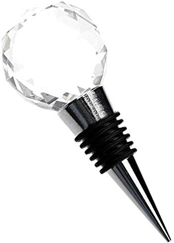 ZJCNHY Weinflaschenverschluss Legierung Wein Stopfen Kristall Wein Champagner Flasche Stopper Vakuum Versiegelt Hochzeit Herz Geschenk Weinausgießer Stopper Dropshipping (Color : 18)