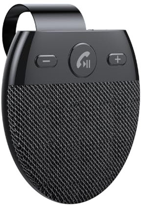 WANGCL Freisprechanlage für Auto Bluetooth, Bluetooth Lautsprecher für Sonnenblende Musik Player Automatisches Einschalten