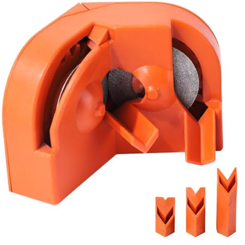 XCRPRT Multipurpose Drill Bit Grinding Sharpener, Mehrzweckbohrer -Bit -Schleifenschärfer, Tragbares Bohrer Schleifgerät, Elektrischer Bohrer -Bitschärfer, Werkzeug Schleifgerät für Bohrer (Orange)