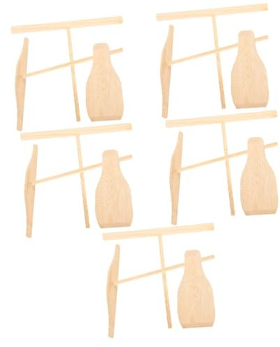 MAGICLULU 5sets Crepe Pan Spatula Spreader Kit Easy Pancake Flipper for Non Stick Pans for Home Professional Cooking