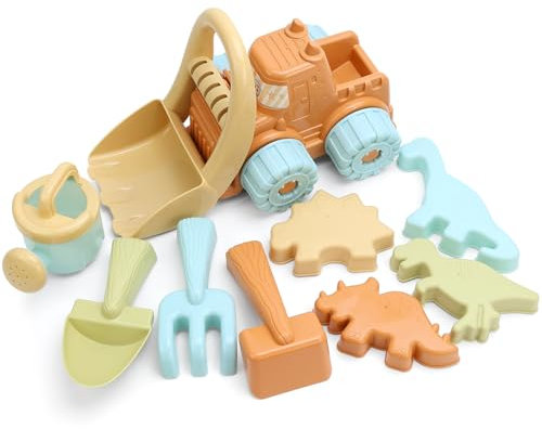 ZUZGO Sandspielzeug Set Sandkasten Spielzeug Strandspielzeug für Jungen Mädchen Kinder (B)