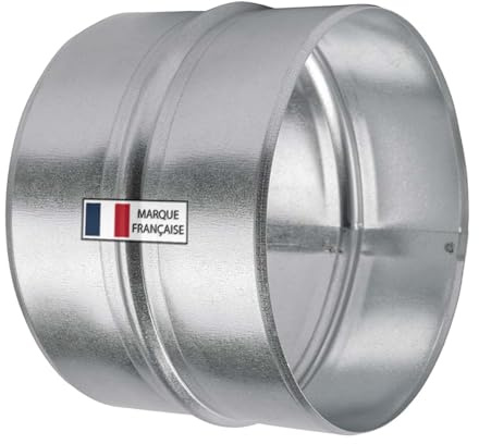 AIROPE- AS - 110 MM, Rohrverbinder Reduzierstück, Konnektor, Verzinkter Stahl, Korrosionsbeständig, Für Belüftung, Heizung, Entwässerung, Abluft, Klimaanlage, Langlebige Leistung