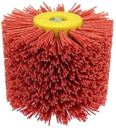 KFXYSM Spazzola Nylon,Spazzole per Trapano Spazzole for Tamburi Metallici abrasivi Sbavatura Lucidatura Ruota for lucidatura for mobili Adattatore for smerigliatrice angolare in Legno