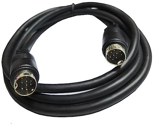 ROYJJ Din 9-pin Male to 9-pin Male Input Cable for Video Game Sound Equipment S-Video 1m 2m TV sound line