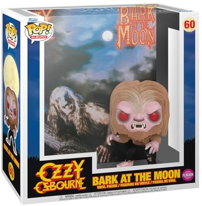 Funko POP! Album: Ozzy Osbourne - Bark at the Moon (Flocked) - Figurina in vinile da collezione - Giocattoli per bambini e adulti - Appassionati di musica - Figurina da collezione e da esposizione