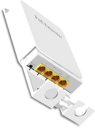 Répéteur de réseau Ethernet RJ45 1000 Mbit/s 1 entrée 3 sorties max 820 pi RJ45 étanche pour système de moniteur
