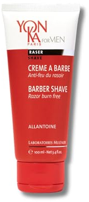Yon-Ka für männer rasiercreme für empfindliche haut 100ml - Verhindert irritationen und schnitte erleichtert das rasieren - mit allantoin und süßem mandelöl - 93% natürlichen ursprungs