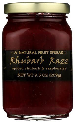 MOUNTAIN FRUIT COMPANY Rhubarb & Raspberry Spread, 9.5 OZ