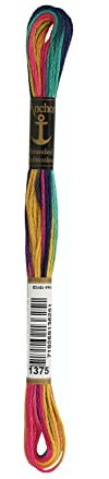 Anchor Sticktwist 4615000-01375 multicolor Stickgarn, 100 % Baumwolle