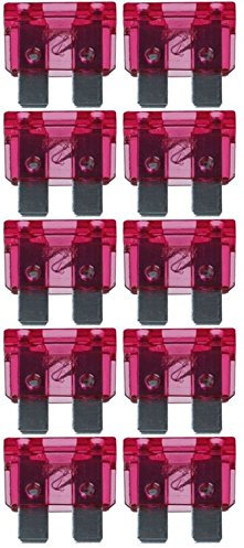 baytronic - fusibile a lamella auto, fusibile, 10 pezzi 1 A, nero