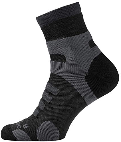 Jack Wolfskin Unisex Klassisk snit på tværs af spor Socken, Schwarz, 38-40 EU